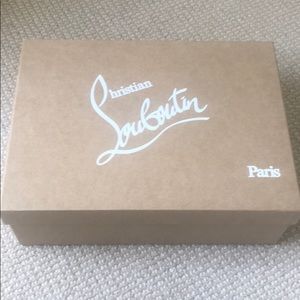 Authentic Christian Louboutin shoe box